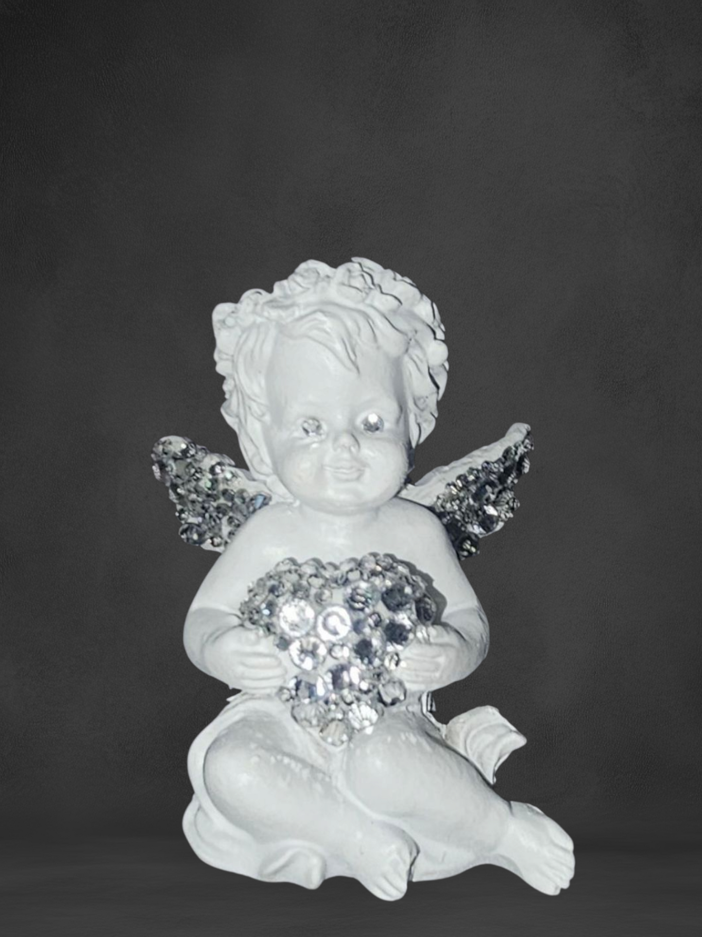 Little guardian angels with sparkling rhinestones (2pc)