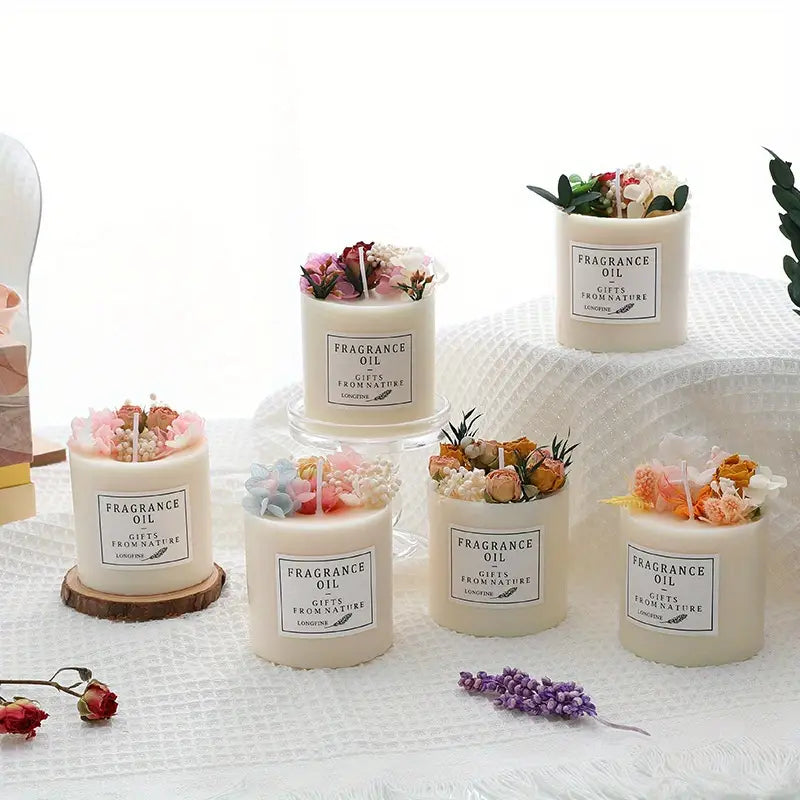 Soy scented candles for home decor