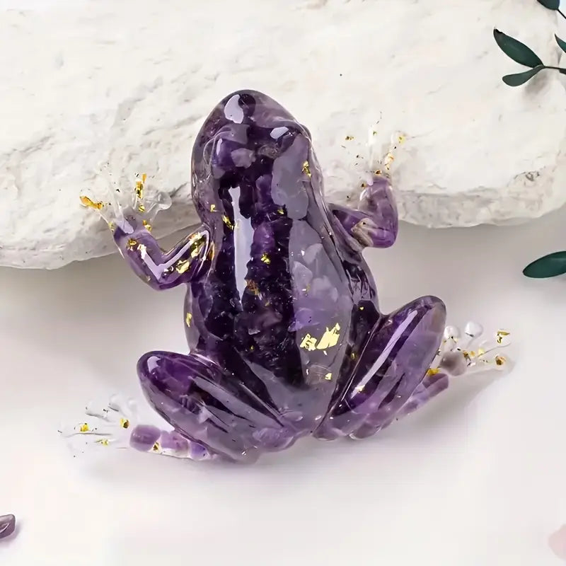 Crystal protection frog