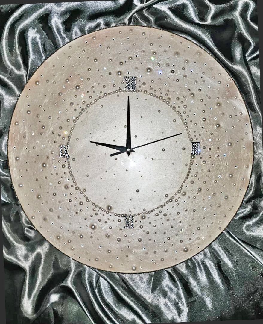 "Moonlight" luxury exclusive handmade wall clock