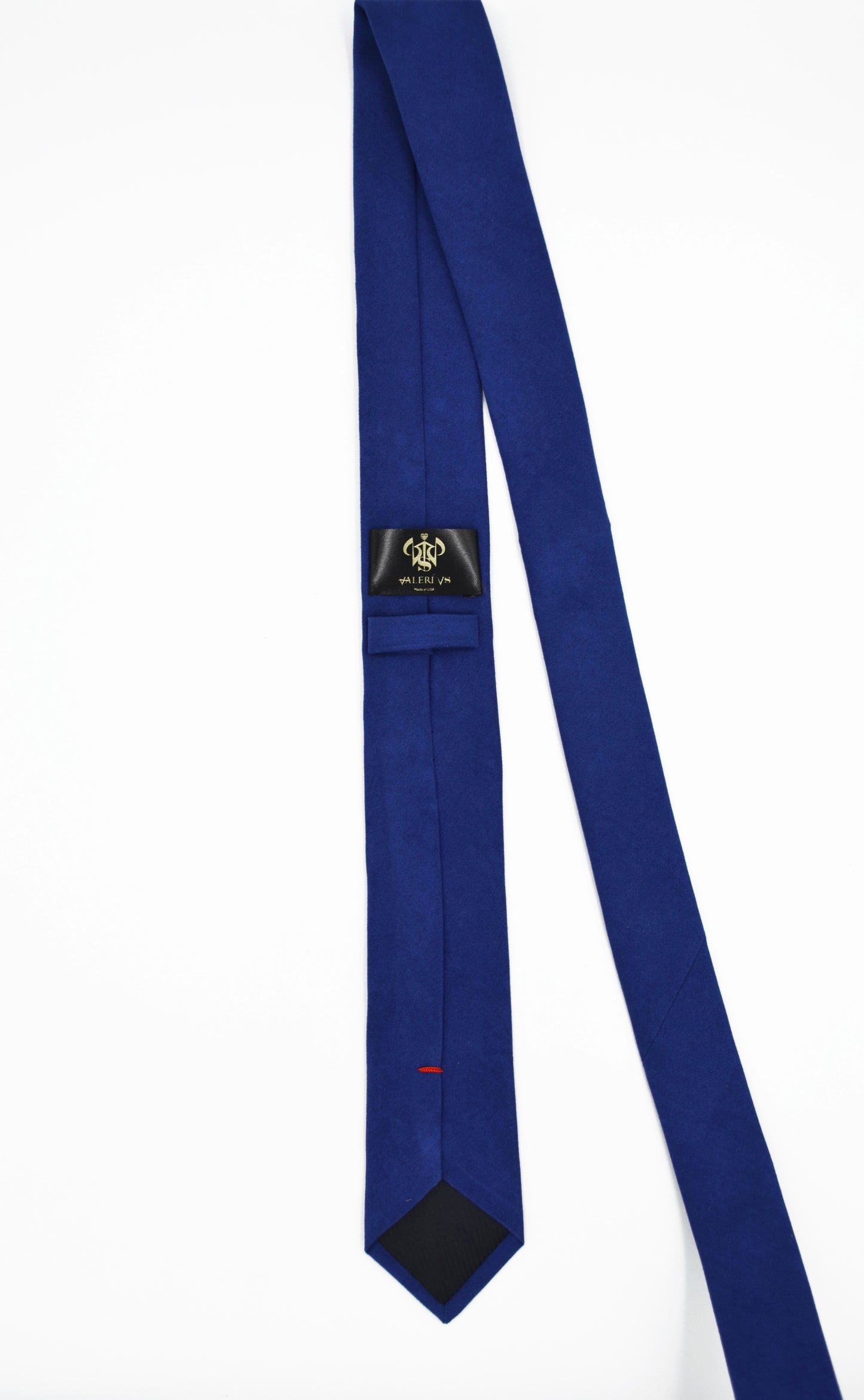 Blue wedding necktie with Swarovski crystals