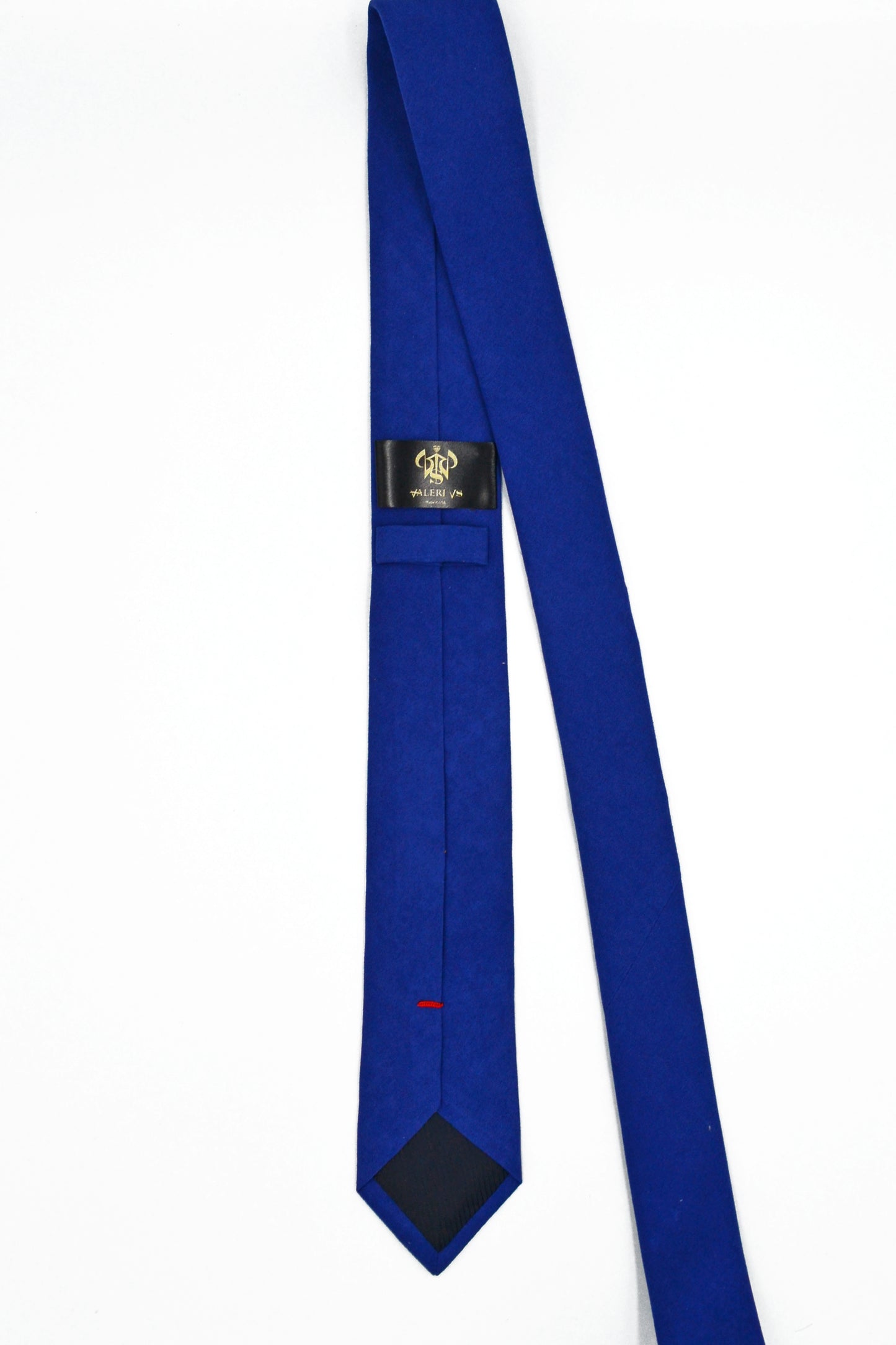 Blue necktie with Swarovski crystals