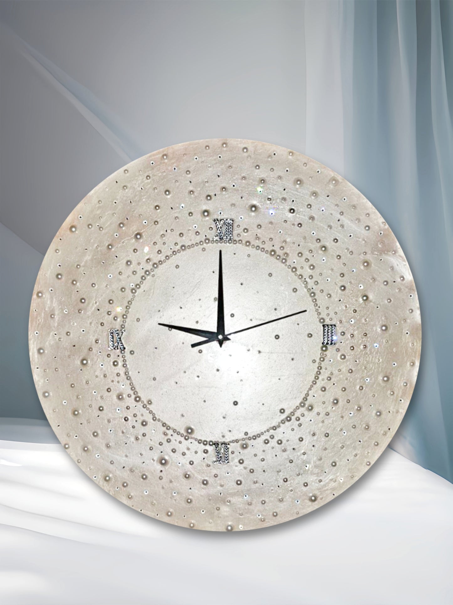 "Moonlight" luxury exclusive handmade wall clock