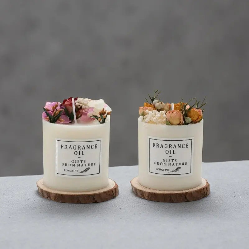 Soy scented candles for home decor