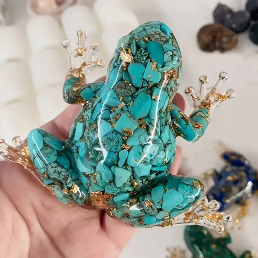 Crystal protection frog