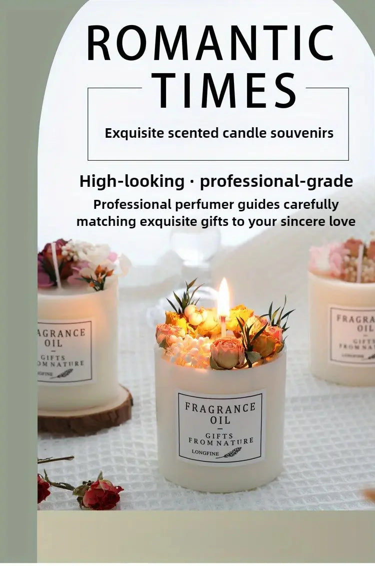Soy scented candles for home decor