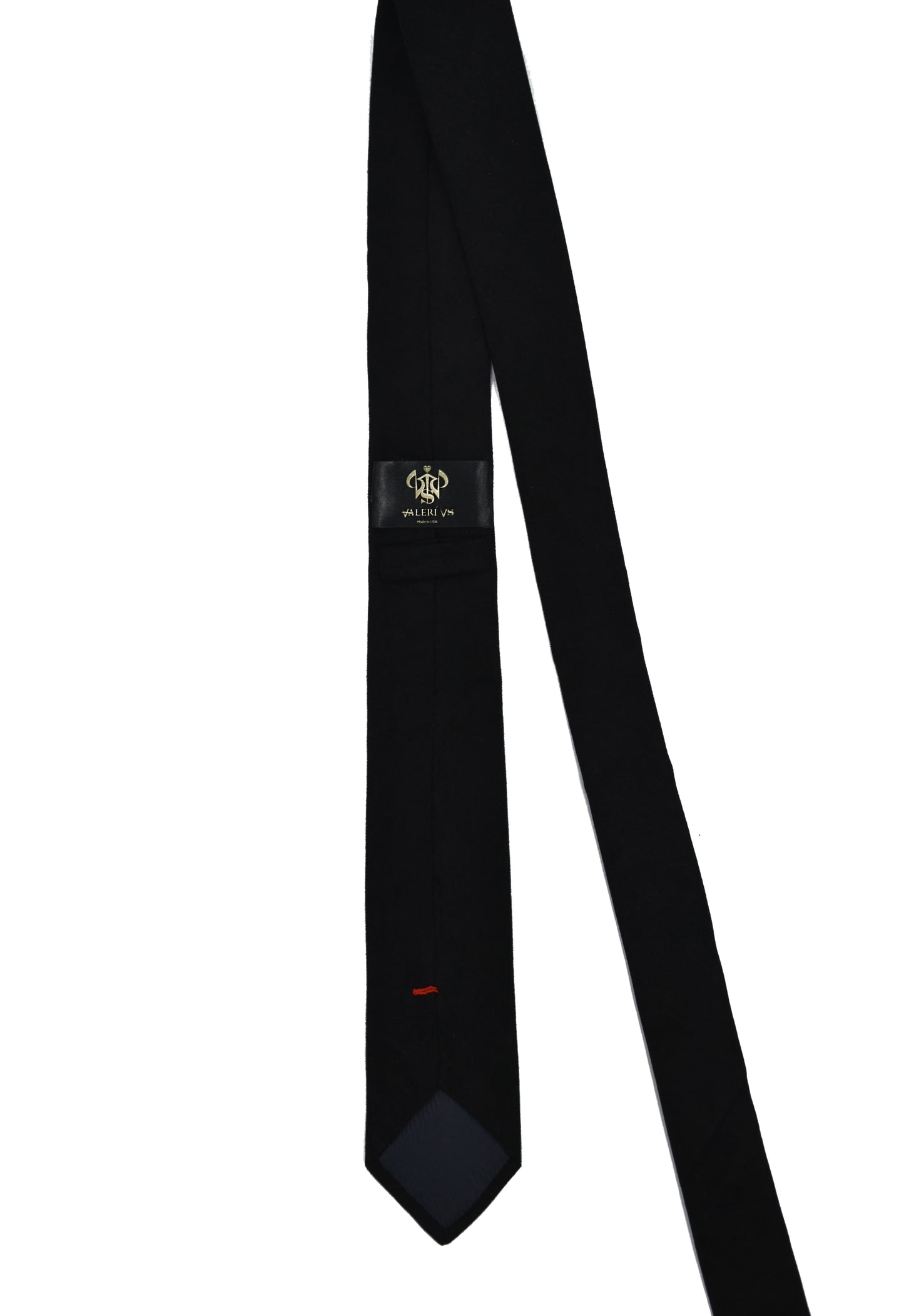 "Black Jack" necktie with Swarovski crystals