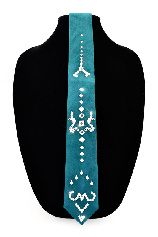 "Imperator" necktie with Swarovski crystals