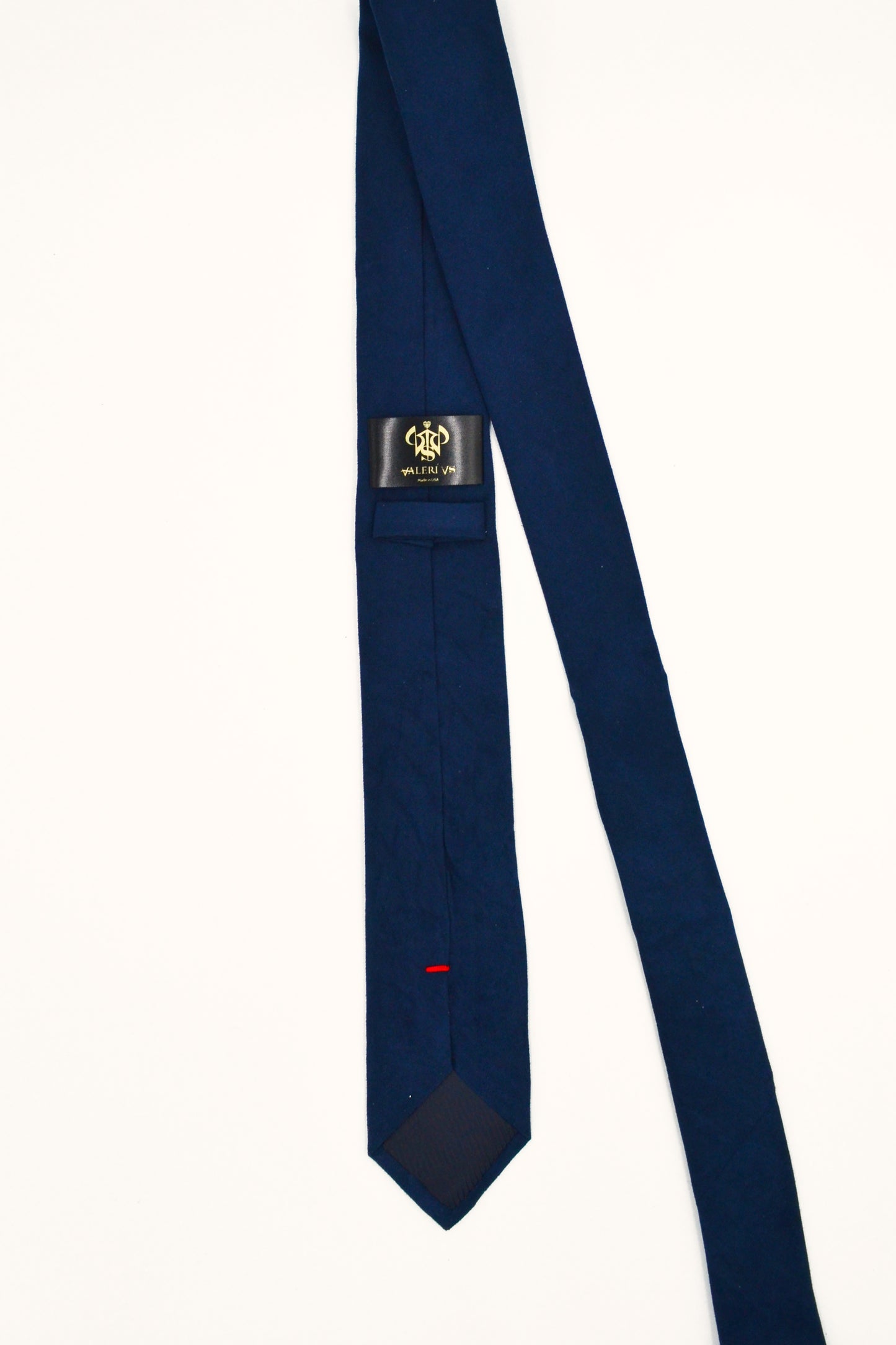 "Royal Blue" necktie with Swarovski crystals